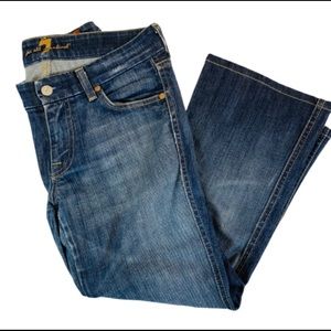 7 For All Man Kind Capris Flair Cuff Authentic